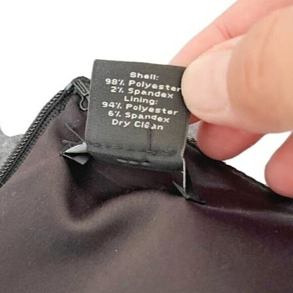 Ann Taylor Petite Embroidered Ruched Floral Party Cocktail Lined Dress - Picture 14 of 14